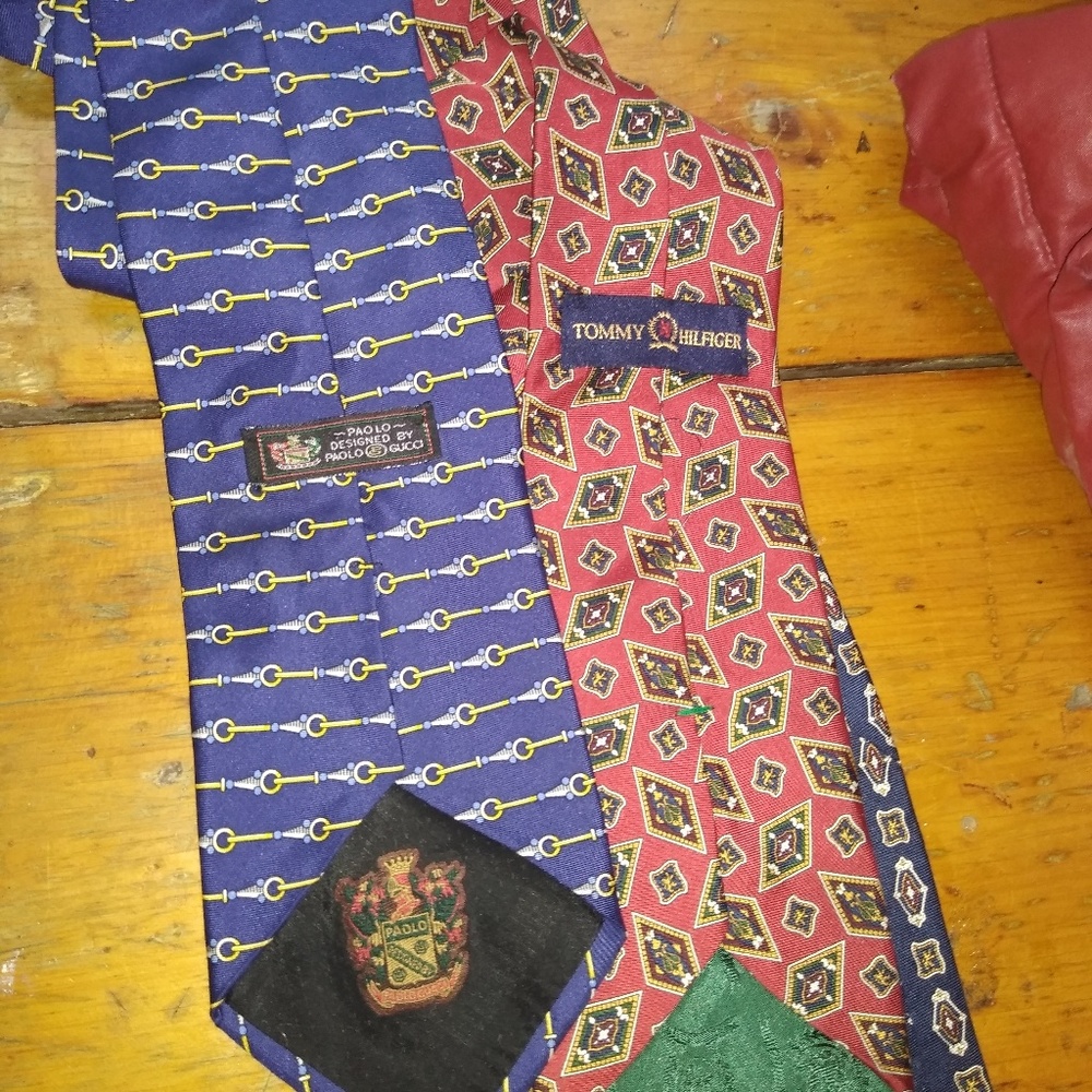Tommy Hilfiger and GUCCI TIE